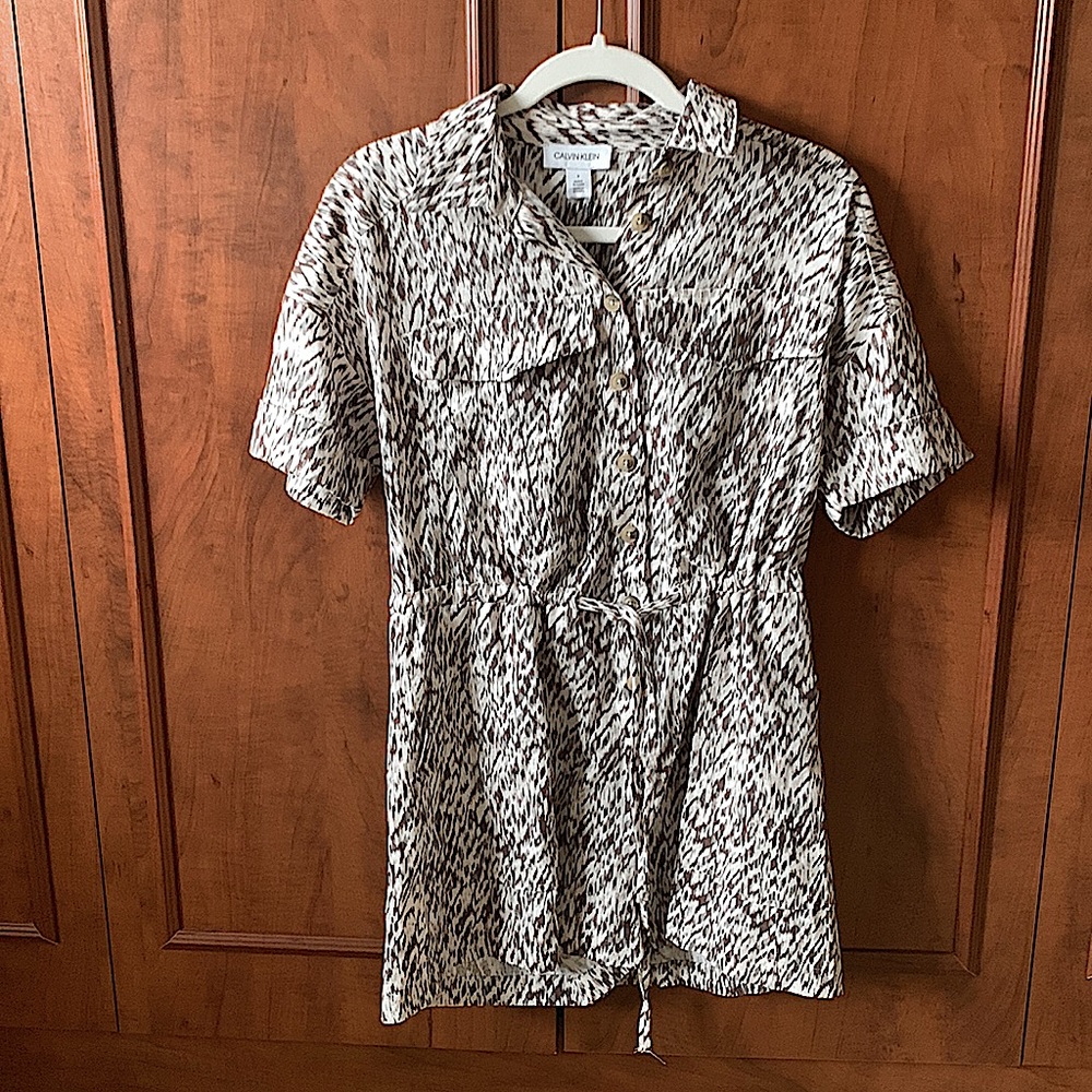 Calvin Klein Tan-Brown Romper (Size 2).